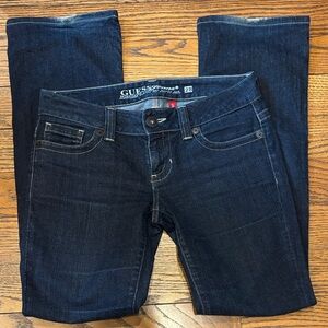 GUESS Dark Indigo Boot cut Jeans for Women